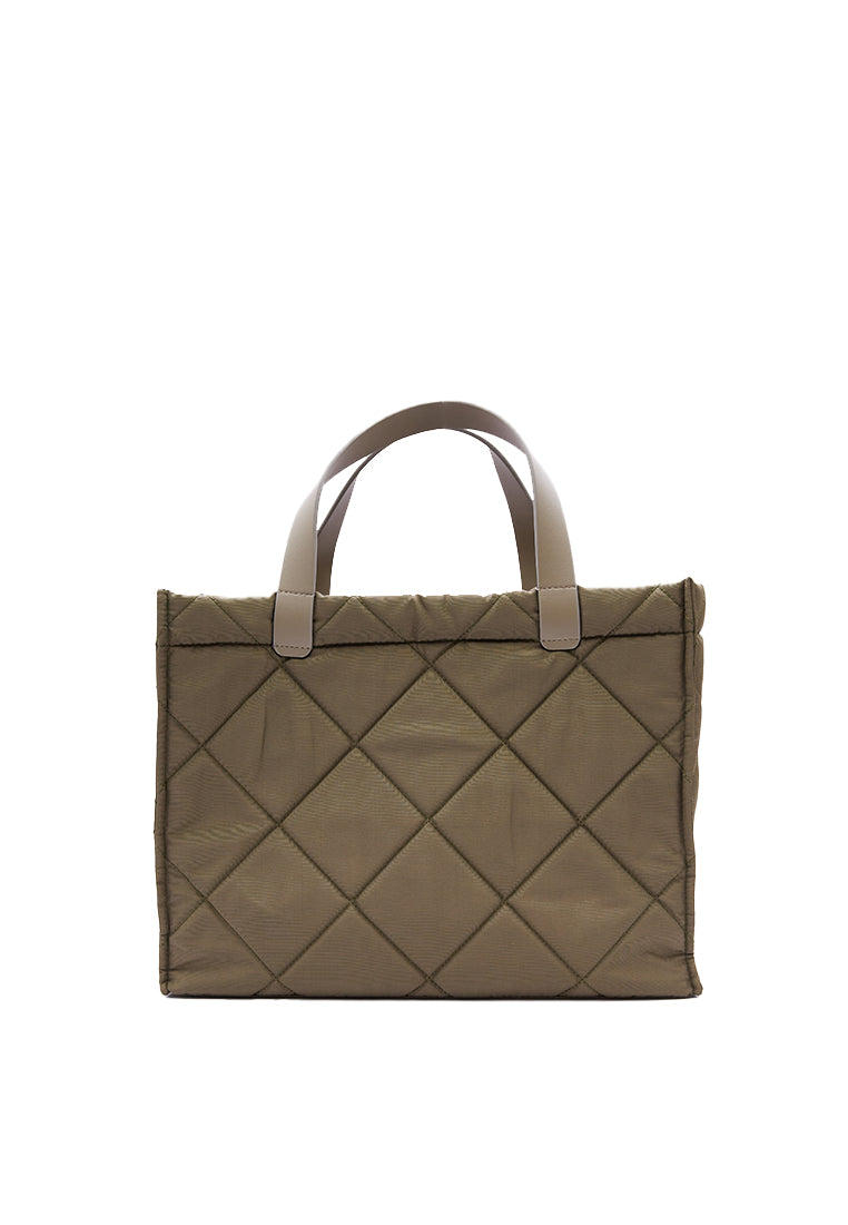 Quilted Square Bag with Sling