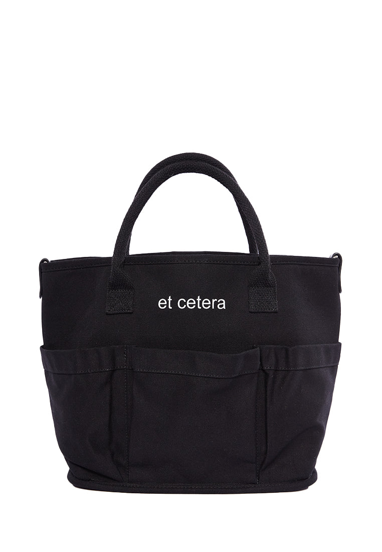 Tote Bag with Pockets Detail