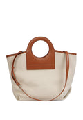 Hand Bag with Long Strap BEIGE