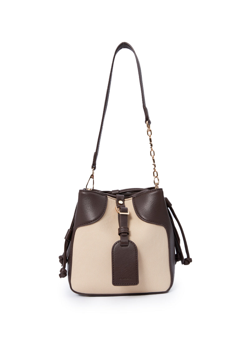 Solid Sling Bag BROWN