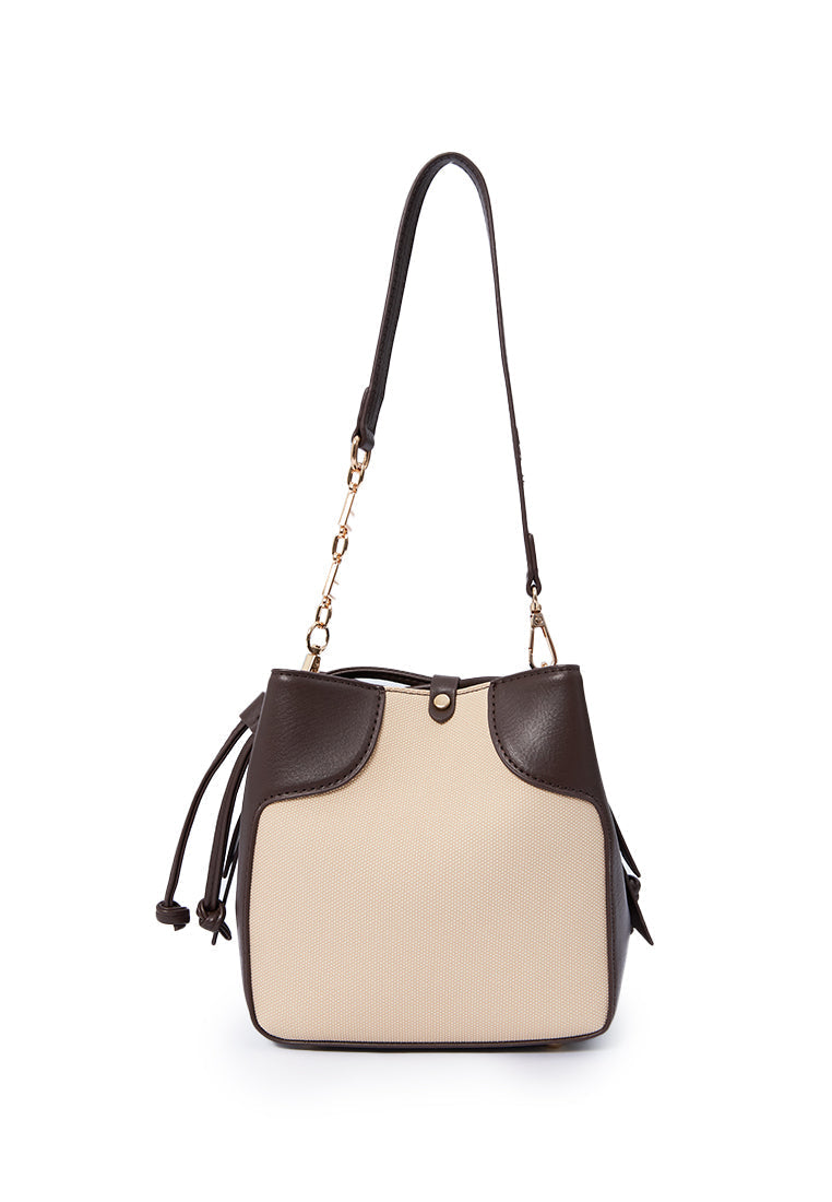 Solid Sling Bag BROWN