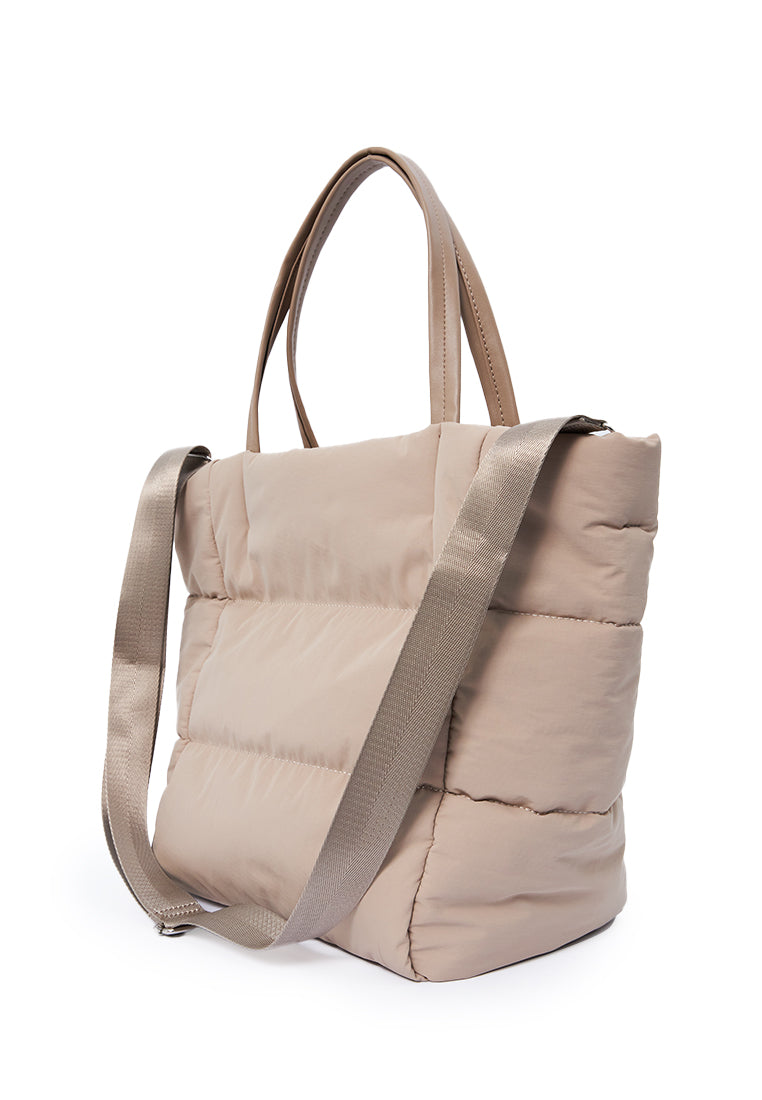 Tote Bag with Adjustable Strap KHAKI