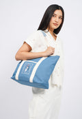 Light Blue Canvas Tote Bag