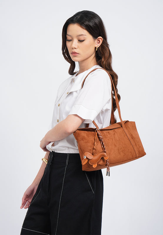 Shoulder Bag With Charm