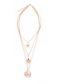 Layered Necklace with Pendant