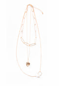 Layered Necklace with Pendant