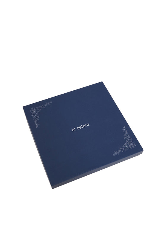 Embroidery Scarves Navy