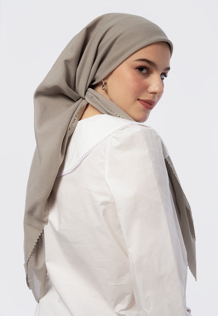 Plain Square Scarf
