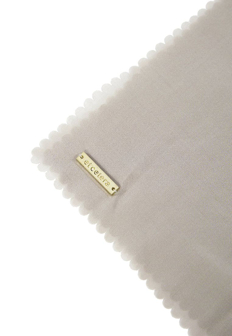 Plain Square Scarf