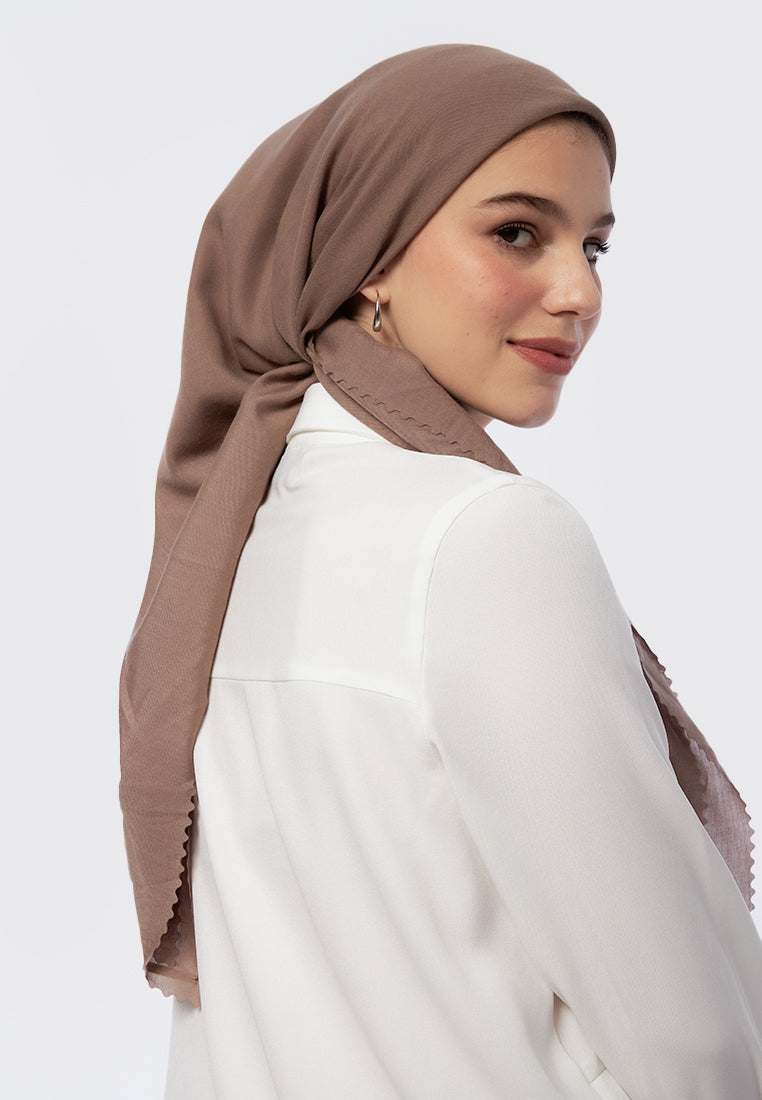 Plain Square Scarf
