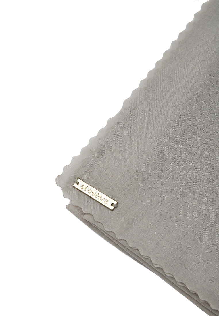 Plain Square Scarf
