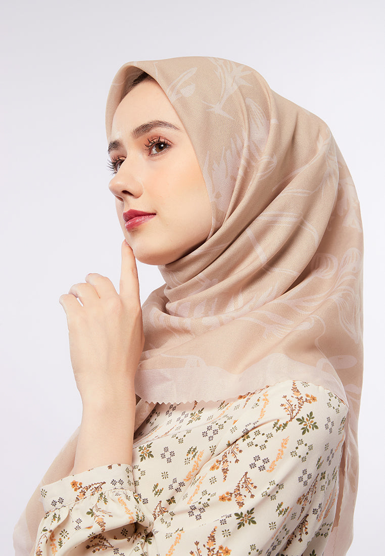 Printed Square Scarf