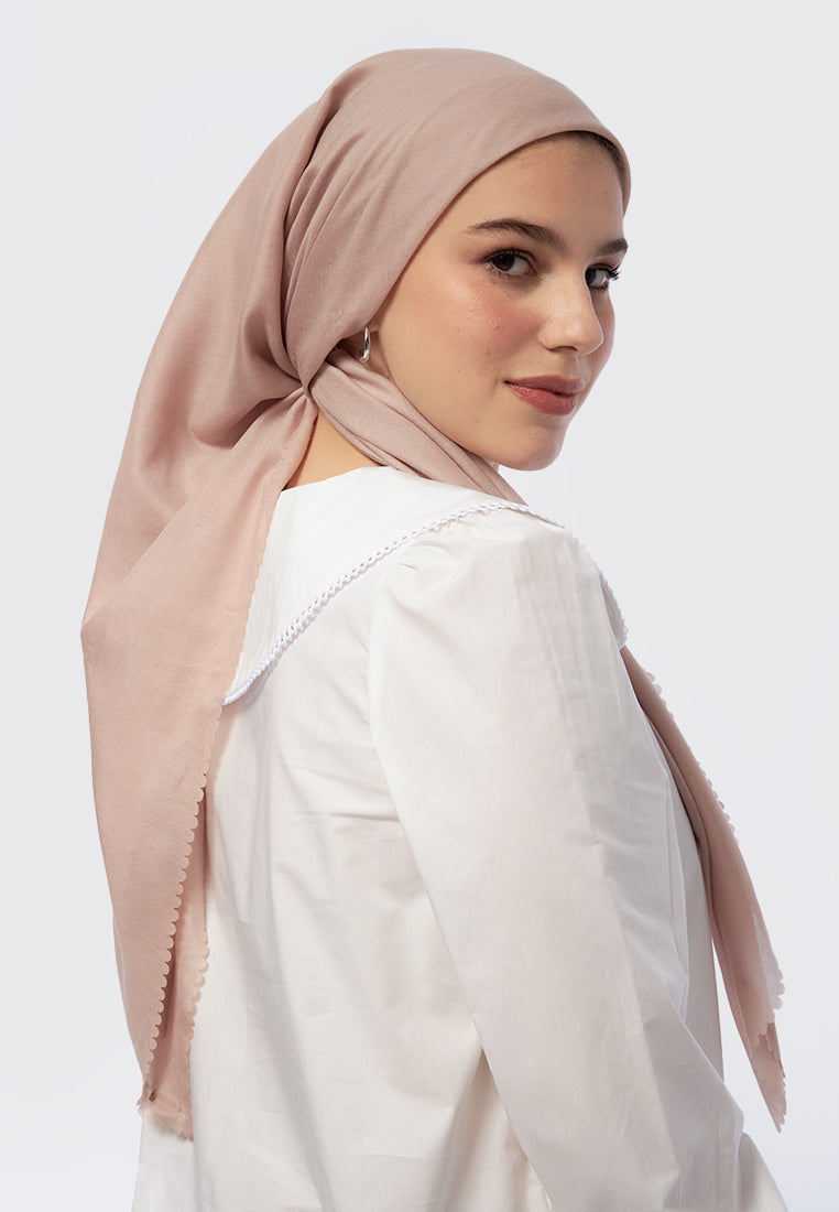Plain Square Scarf