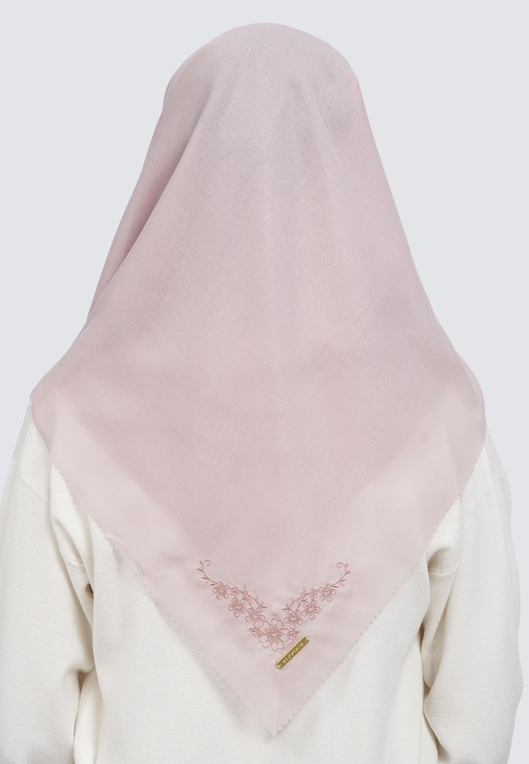 Embroidery Scarves Dusty Pink