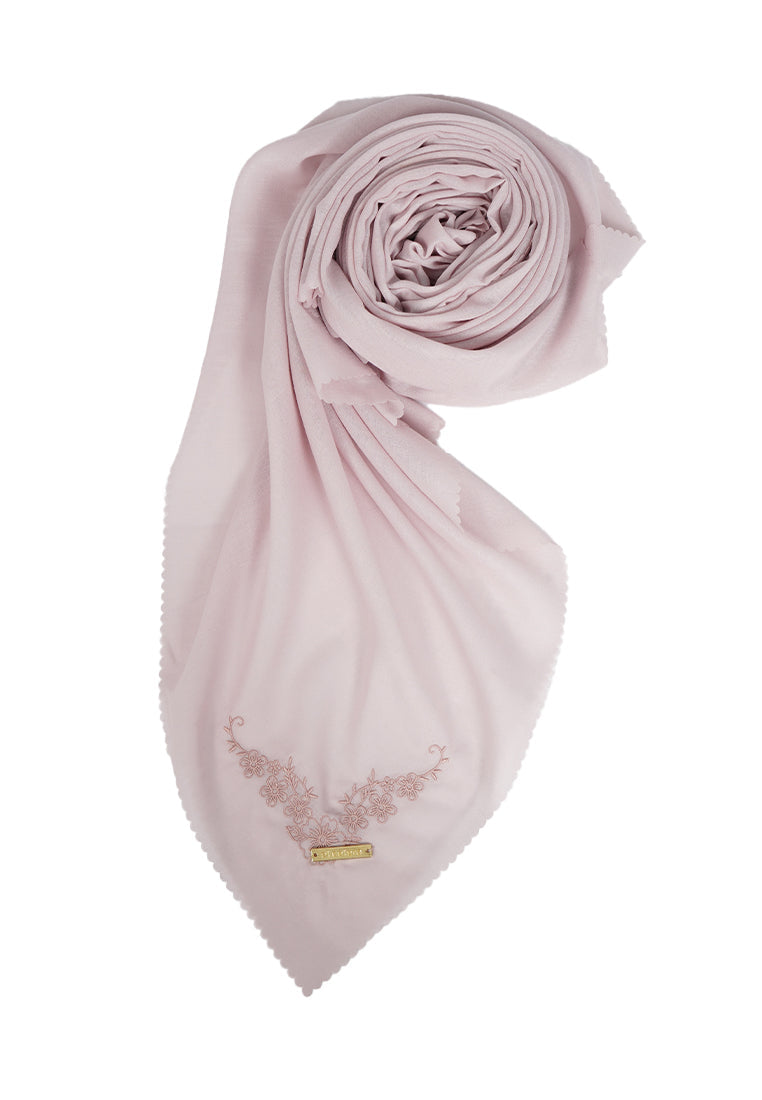 Embroidery Scarves Dusty Pink