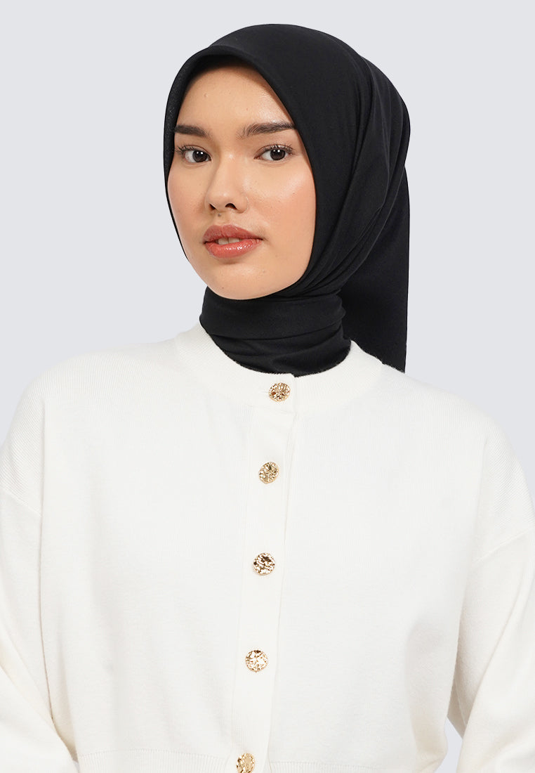 Embroidery Scarves Black