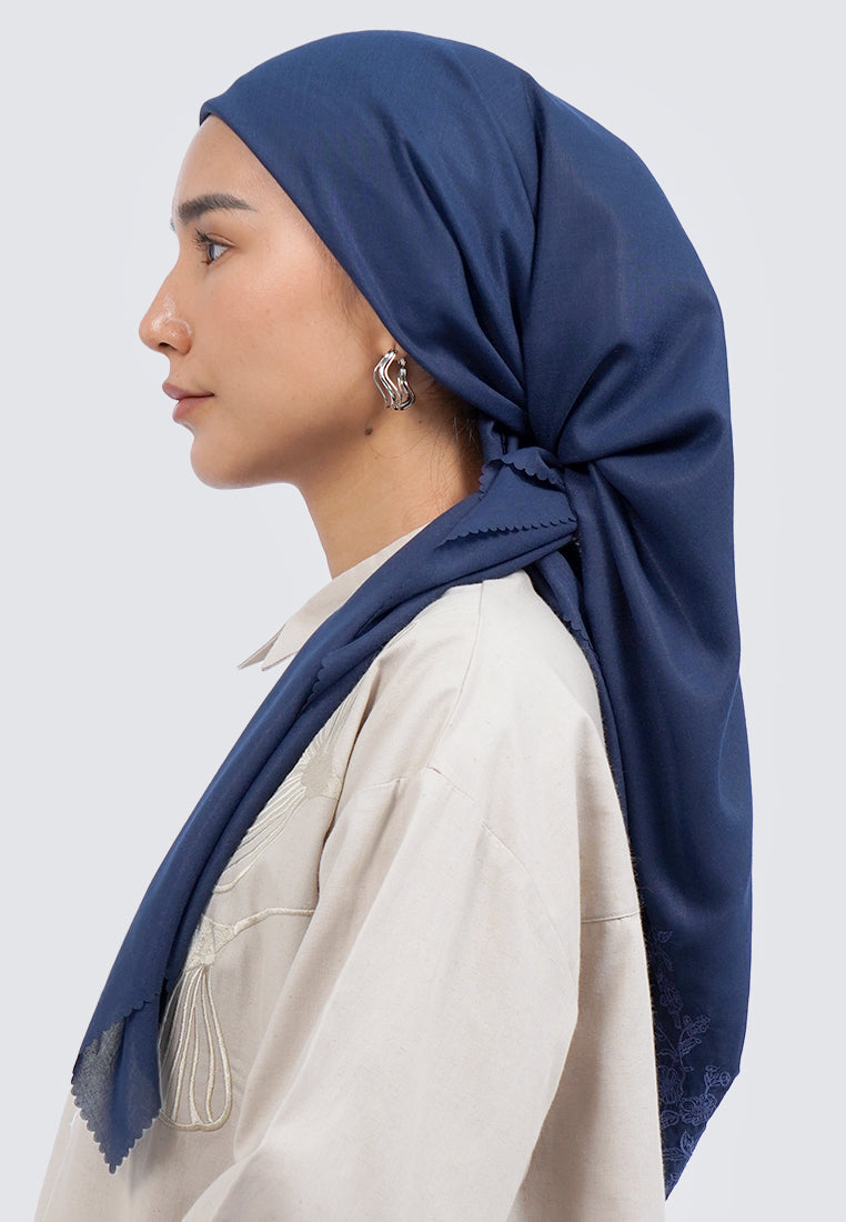Scraves Embro Motif NAVY