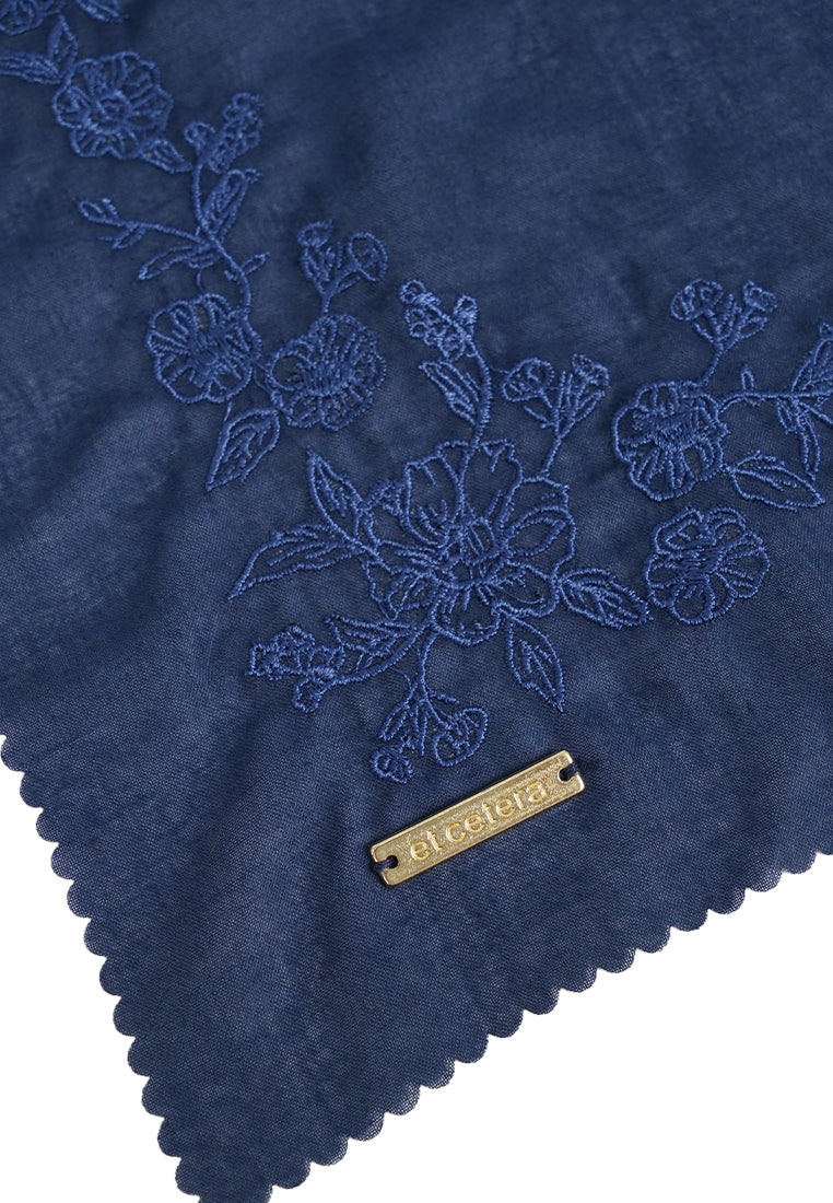 Scraves Embro Motif NAVY