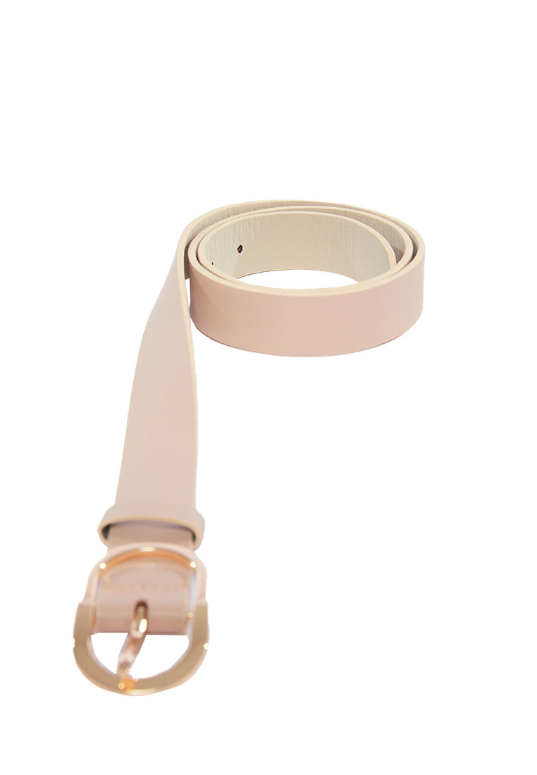 Oval Buckle Belt