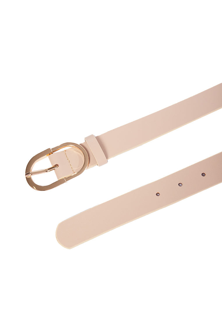 Oval Buckle Belt