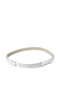 Square Buckle Slim Belt