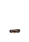 Dark Brown Oval Belt