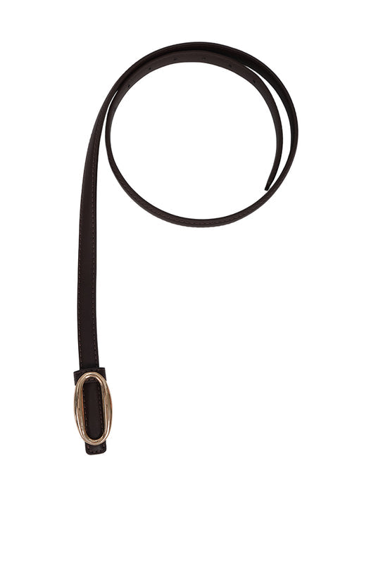Dark Brown Oval Belt
