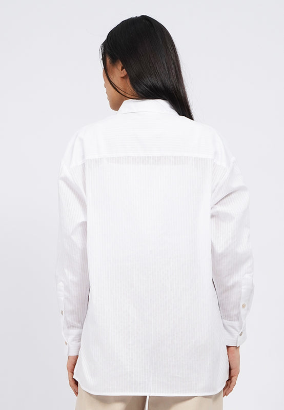 Oversized Long Sleeve Blouse