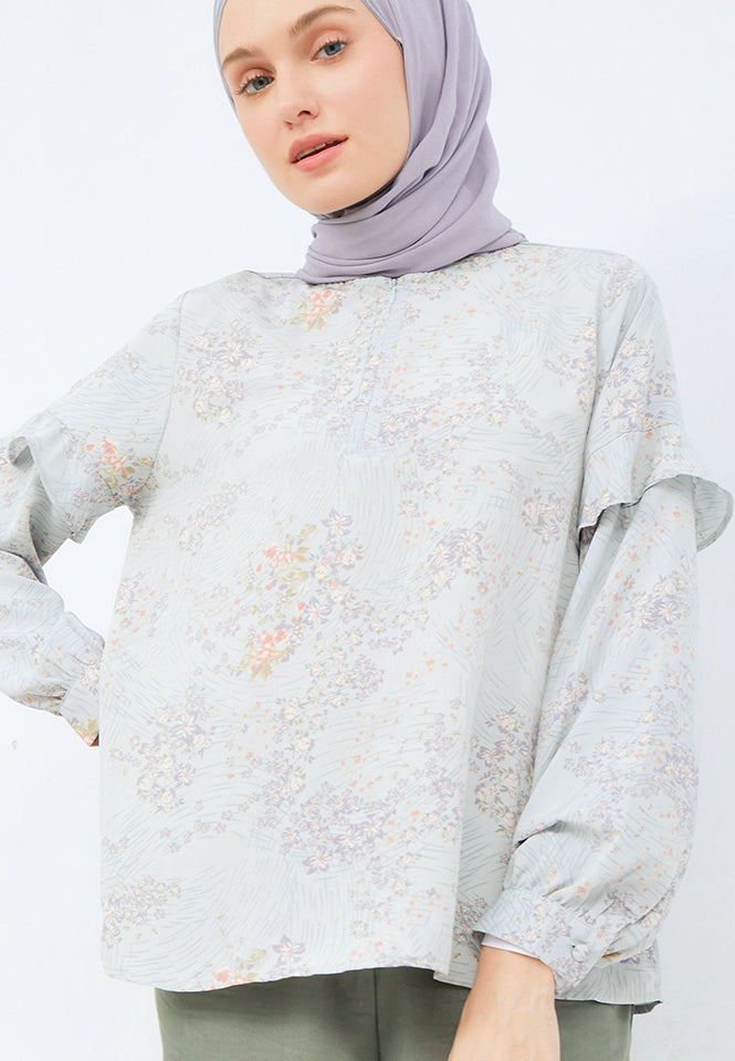 et cetera X Purukambera Long Sleeve Blouse