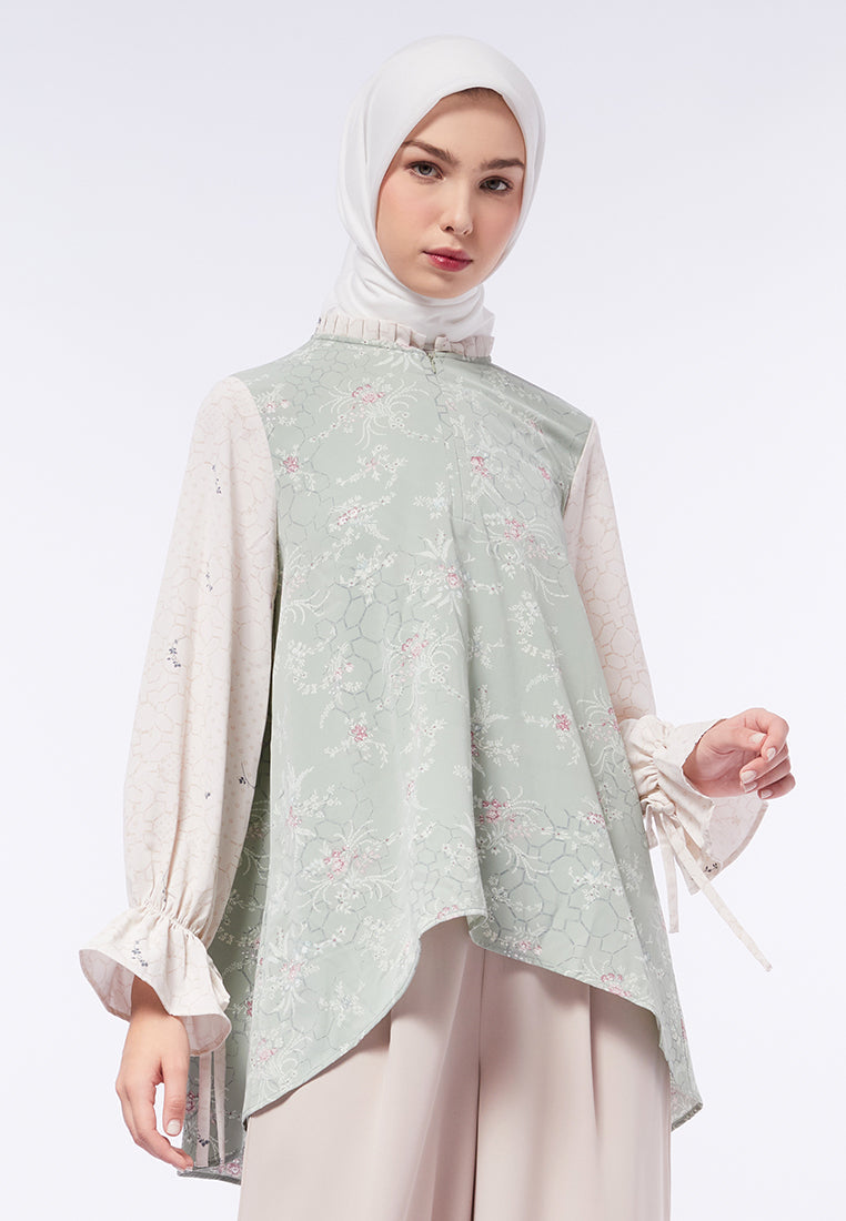 et cetera x Puru Kambera Printed Blouse