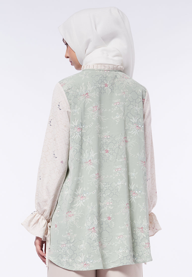 et cetera x Puru Kambera Printed Blouse