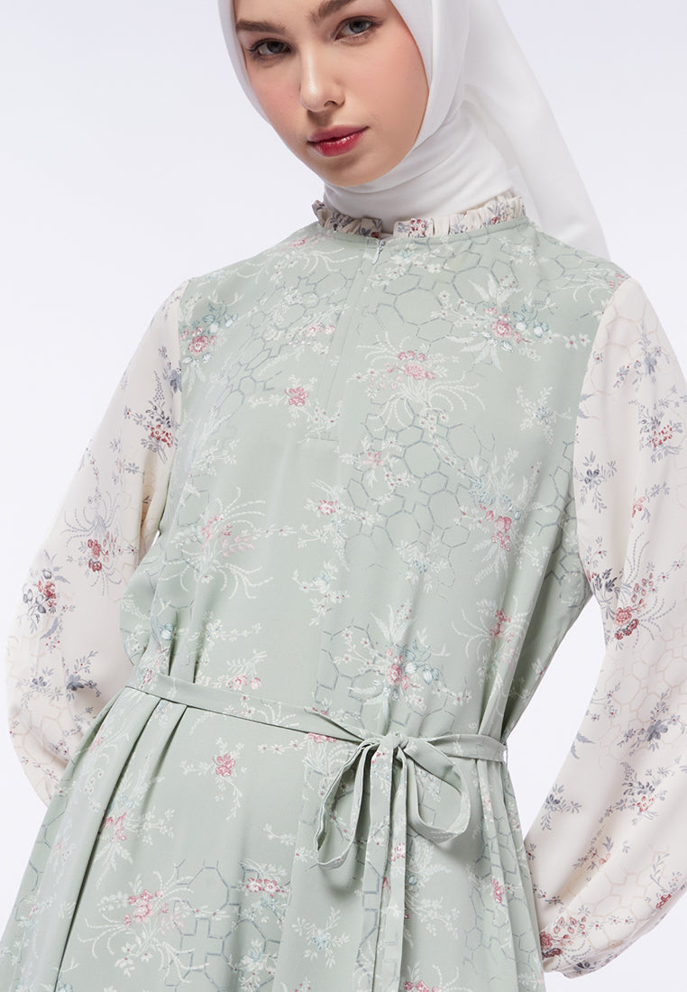 et cetera x Puru Kambera Printed Maxi Dress
