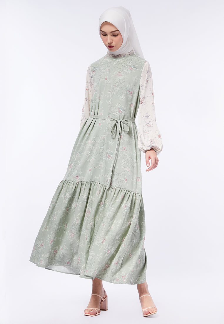 et cetera x Puru Kambera Printed Maxi Dress