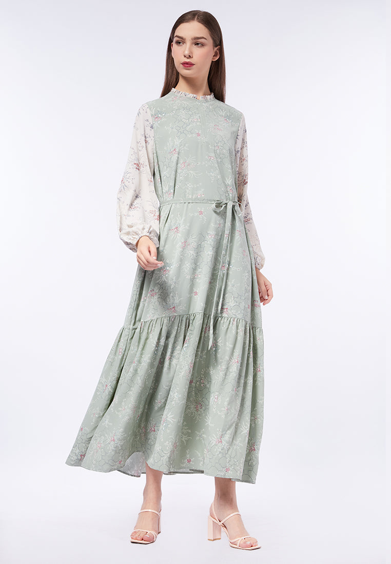 et cetera x Puru Kambera Printed Maxi Dress