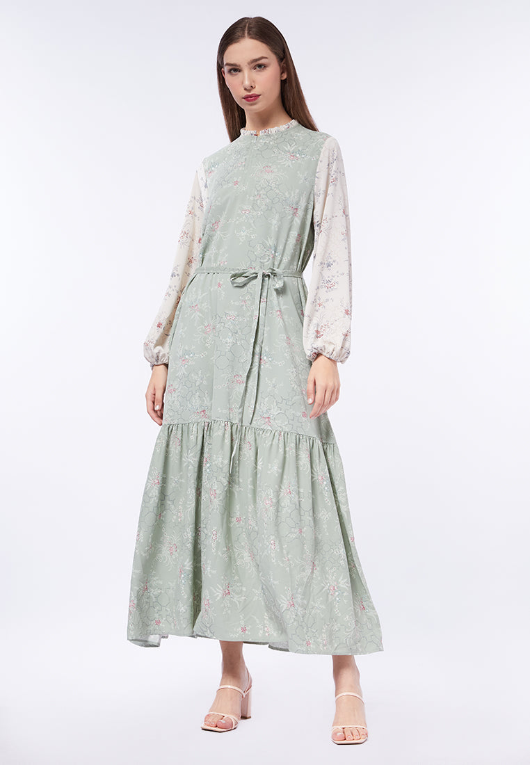 et cetera x Puru Kambera Printed Maxi Dress