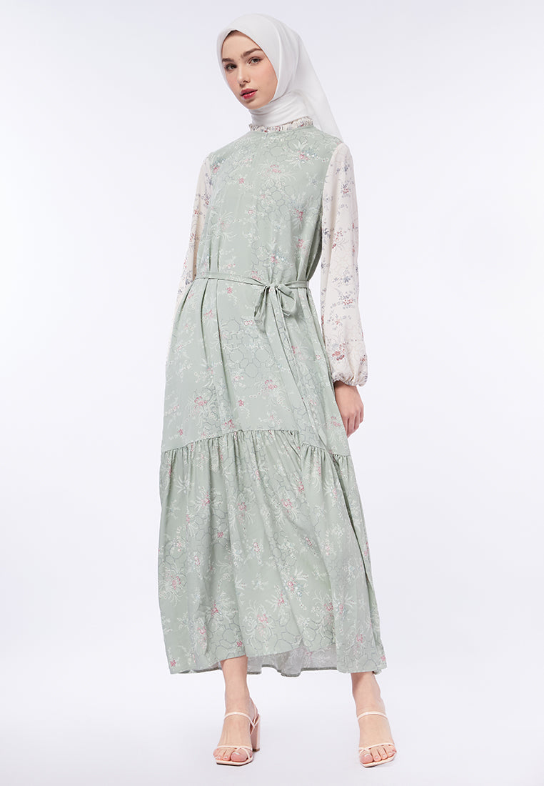 et cetera x Puru Kambera Printed Maxi Dress