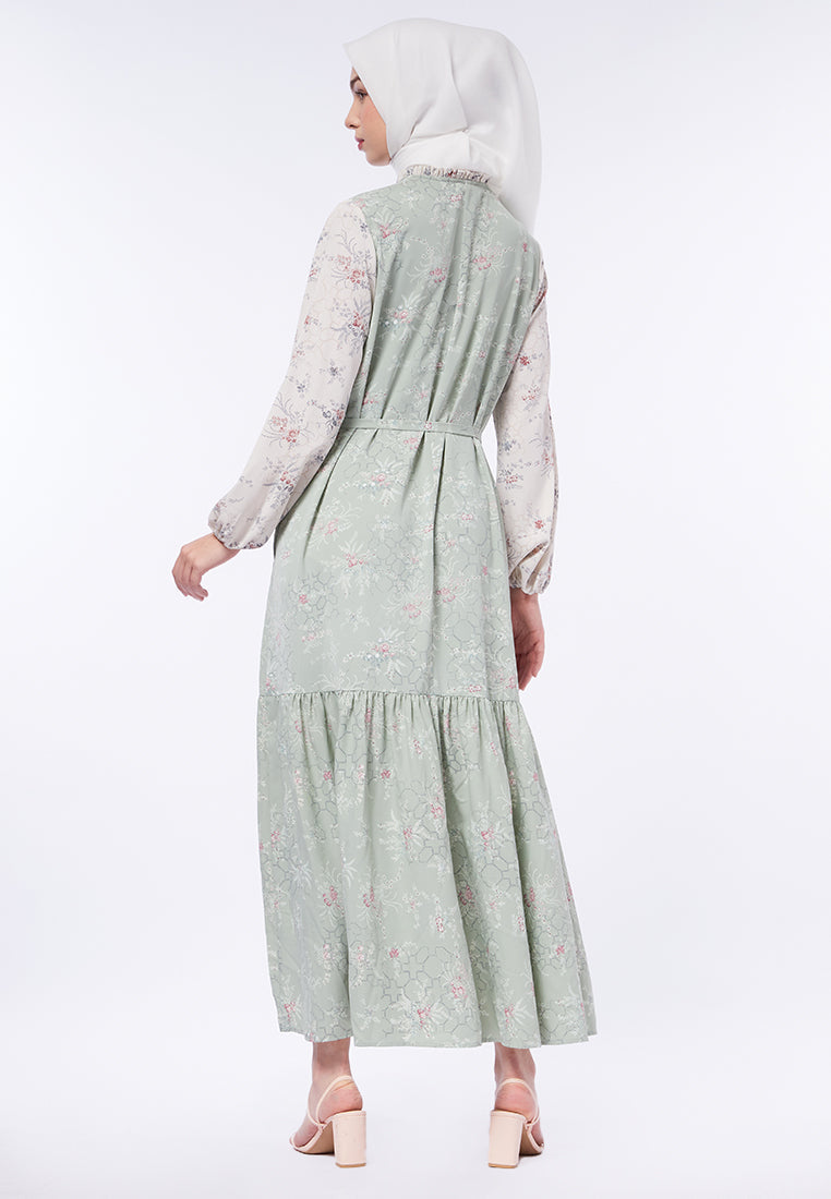 et cetera x Puru Kambera Printed Maxi Dress