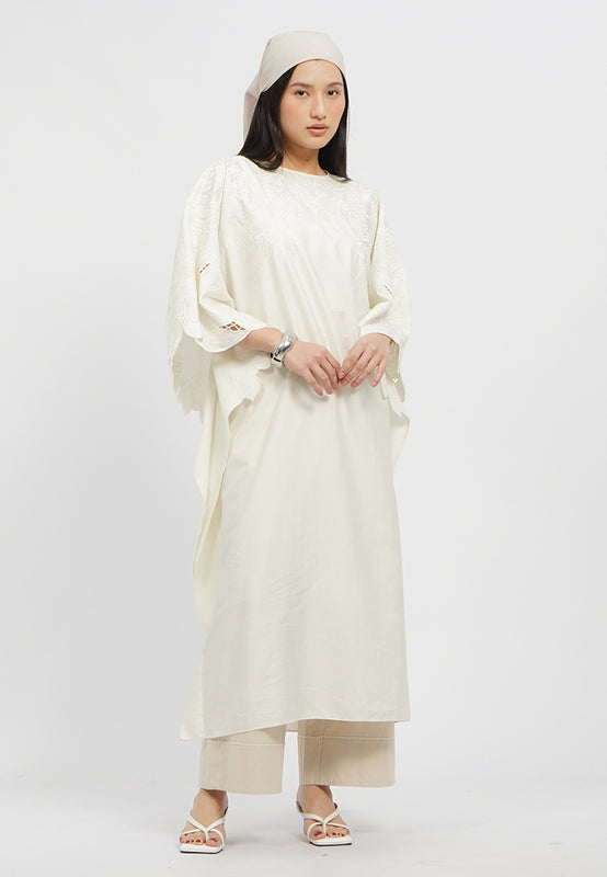 Embroidered Flowy Gamis