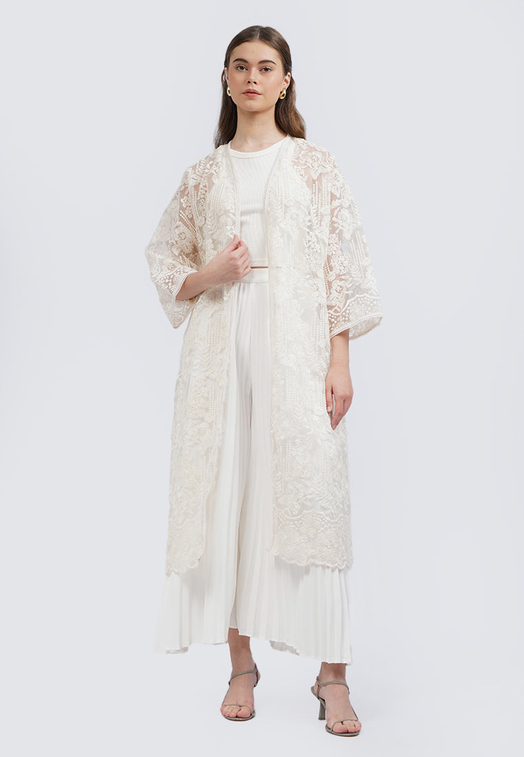 Printed Long Sleeve Kimono