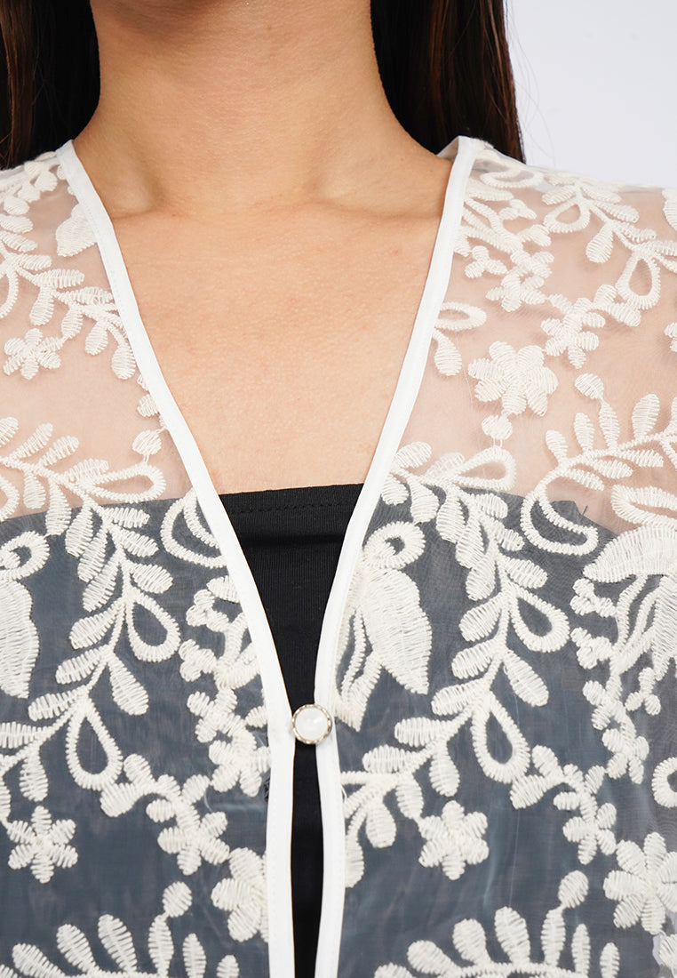 Lace Sheer Vest