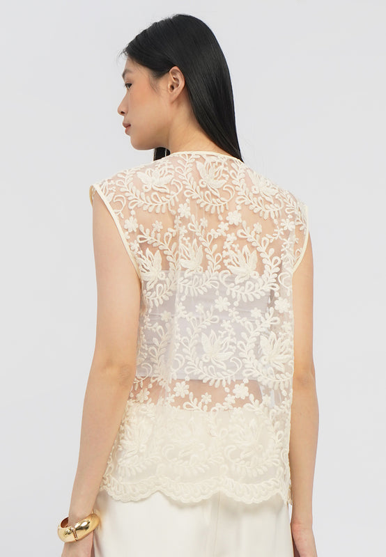 Loose Lace Vest
