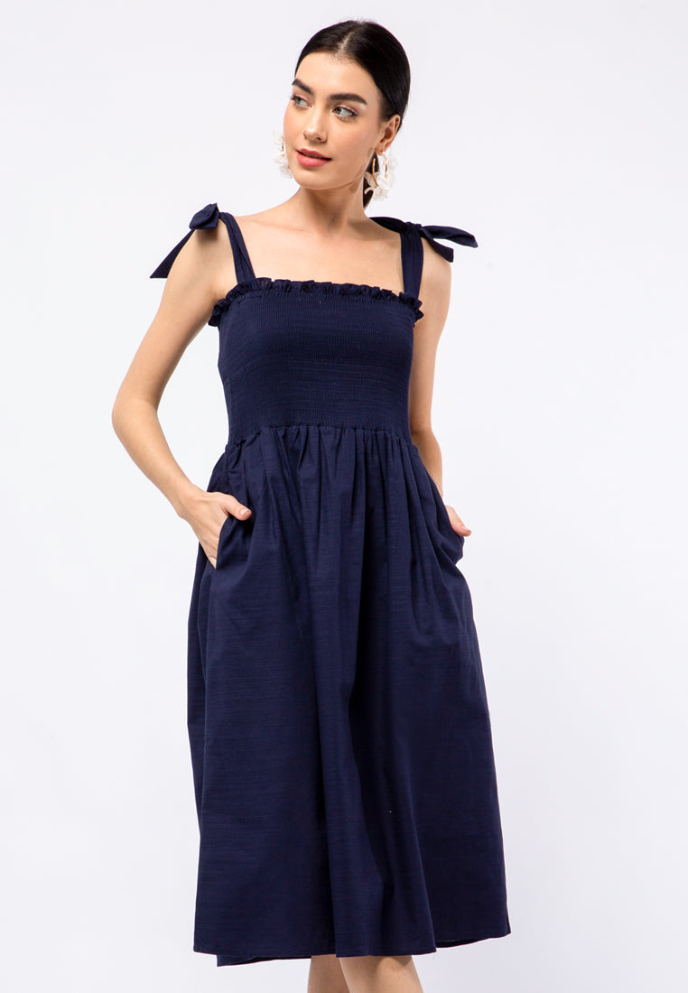 Smock Midi Dress