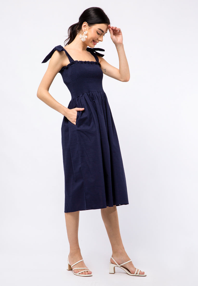 Smock Midi Dress