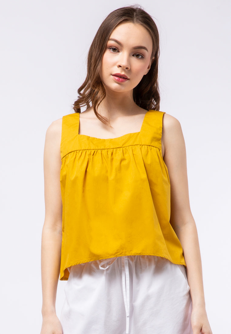 Square Neck Sleeveless Top