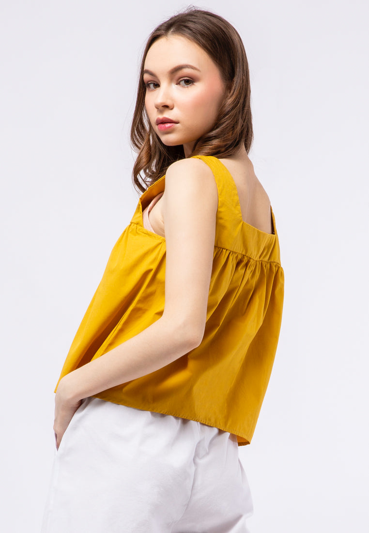 Square Neck Sleeveless Top
