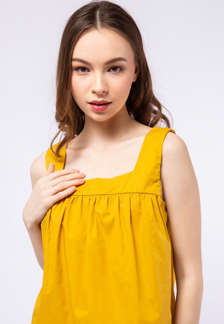 Square Neck Sleeveless Top