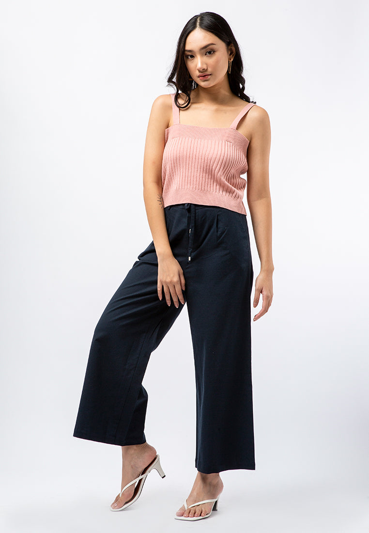 Crop Knit Sleeveless Top