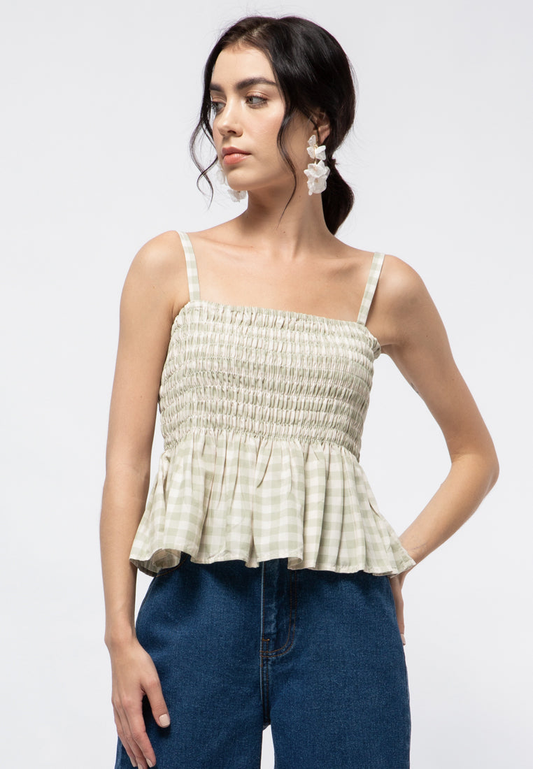 Ruched Crop Camisole
