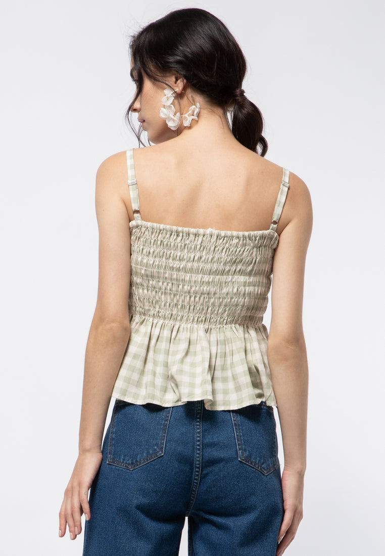 Ruched Crop Camisole