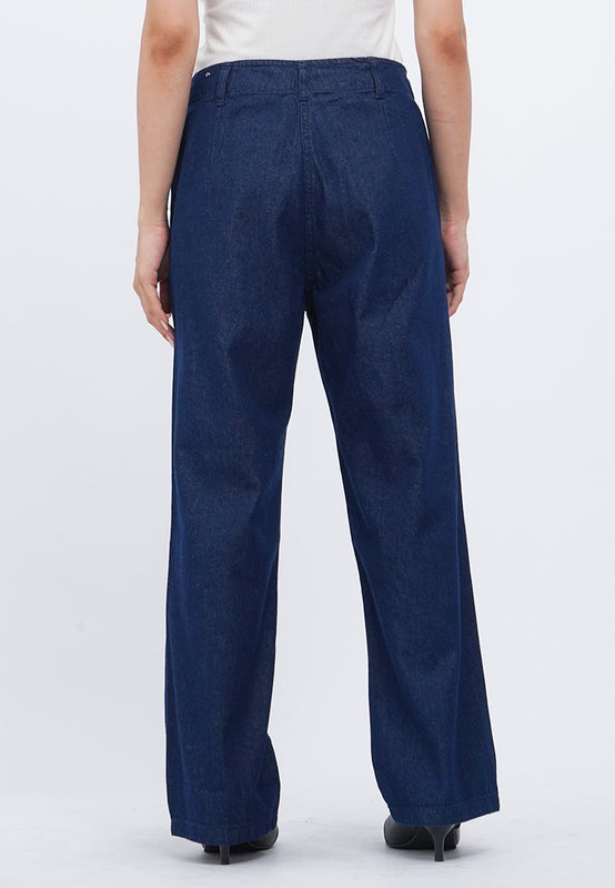 Straight Light Denim Pants